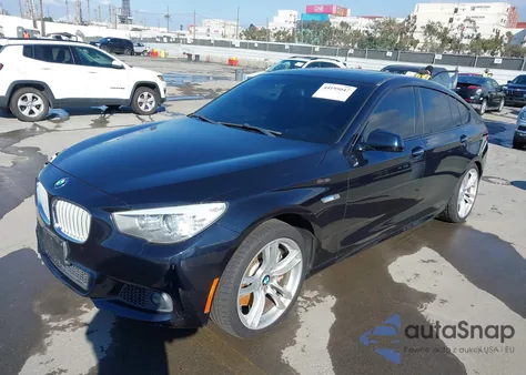 2013 BMW 550I Gran Turismo z USA, uszkodzony, nr VIN WBASN0C59DDW92692